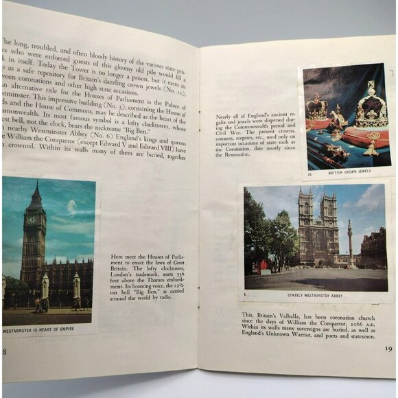 Vintage 1956 Queen Elizabeth England Around the World Program Book Princess - Picture 15 of 15